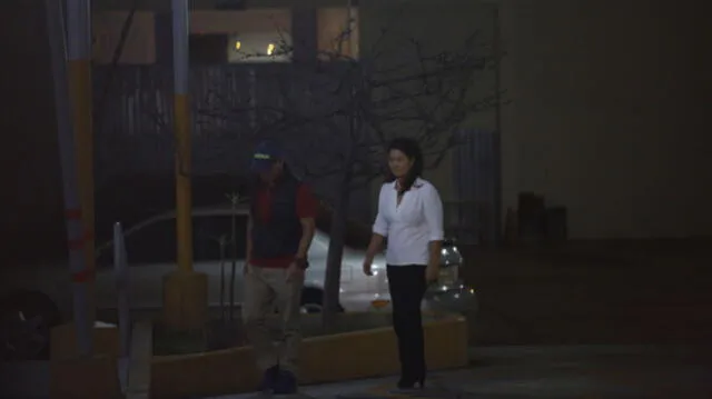 Keiko Fujimori visitó a su padre en clínica solo por algunos minutos [FOTOS]