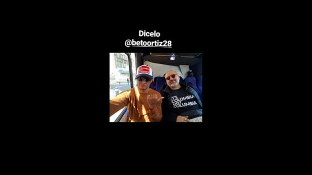 Beto Ortiz y Jonathan Maicelo en Instagram.