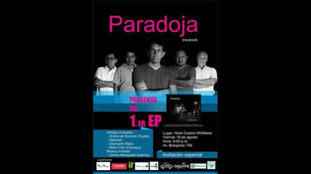 Chiclayo: Paradoja lanza primer EP: "Desde el otro lado" [VIDEO]