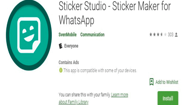 Aplicación "Sticker Studio", ideal para crear stickers de Halloween de manera sencilla.