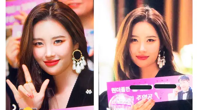 Sunmi asistió al matrimonio de dos fans que la apoyaron desde su debut.