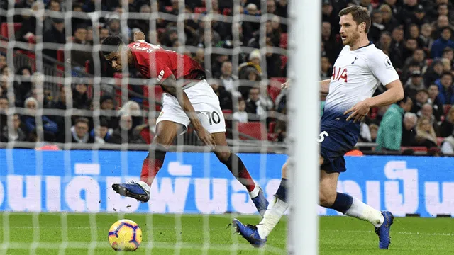 Manchester United asaltó Wembley y derrotó por 1-0 al Tottenham [RESUMEN]