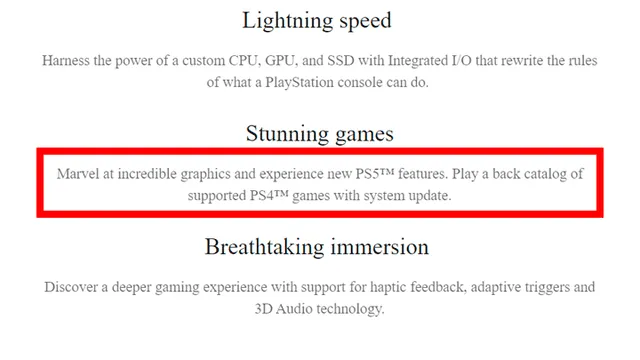 PS5 retrocompatibilidad con PS4 no llegaría de fábrica