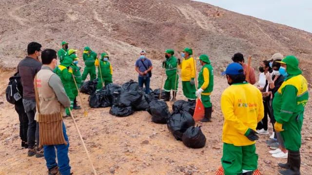 Colectivo ciudadano organizó jornada de limpieza en Reque