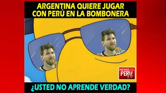 El Perú vs. Argentina ya desencadena ola de memes en Facebook y Twitter 