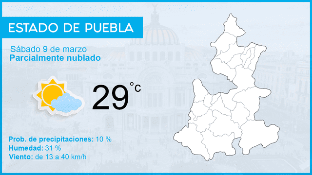 Clima en México: pronóstico del tiempo hoy sábado 9 de marzo de 2019 Clima en México: pronóstico del tiempo hoy sábado 9 de marzo de 2019