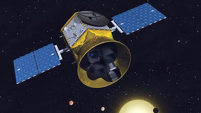 El satélite TESS es un cazador de planetas. Foto: Difusión