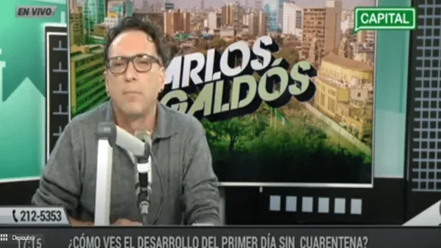 Carlos Galdós critica al Congreso de la Repúblia al asegurar que es un relleno sanitario por citar a ministros