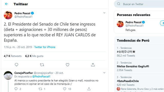 El tweet se refiere al rey emérito de España, no al monarca vigente.