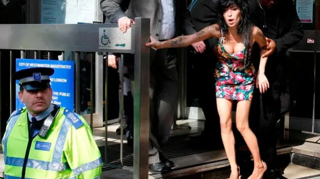 Amy Winehouse en la corte Westminster | FOTO: AFP