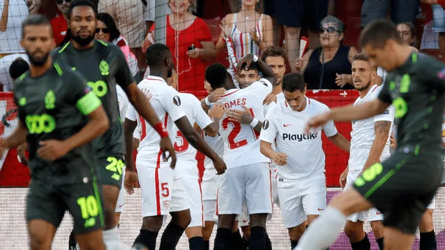 Sevilla goleó 5-1 al Standard Lieja en su debut de la Europa League