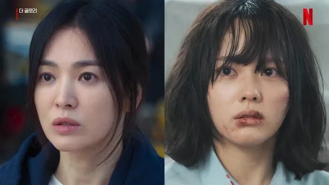 "La gloria": actrices del personaje Moon Dong Eun. Foto: Netflix