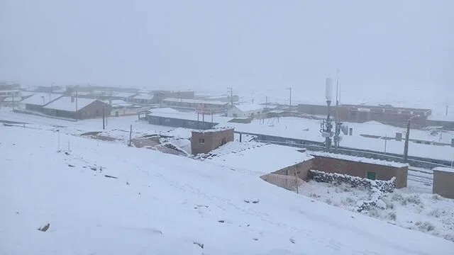 Arequipa: Piden ayuda en Imata por intensas heladas y nevadas [FOTOS Y VIDEO]