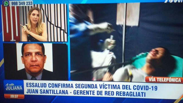Gerente de Rebagliati confirmó la muerte de la segunda persona en Perú por el COVID-19