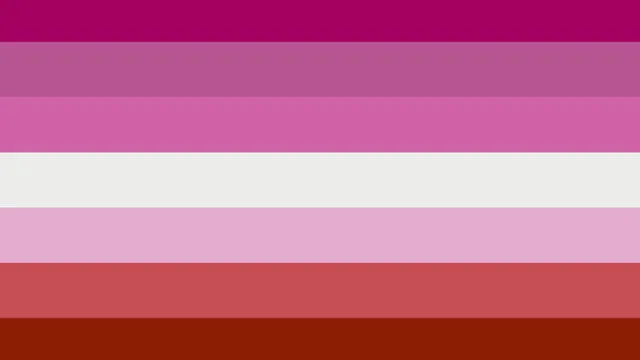 bandera lésbica
