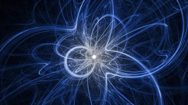 Representación de un neutrino. Imagen: Difusión.