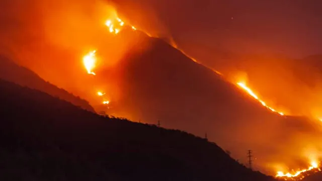 Venezuela: reportan incendio forestal en el cerro El Ávila de Caracas [FOTOS] 