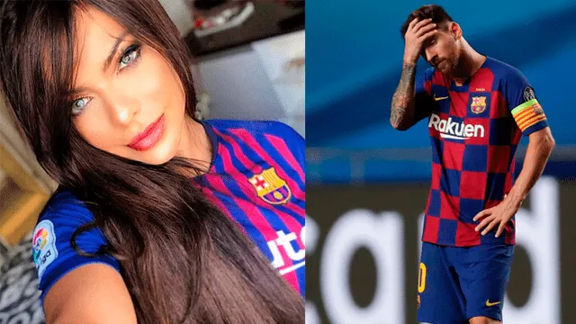 Suzy Cortez, fan de Lionel Messi