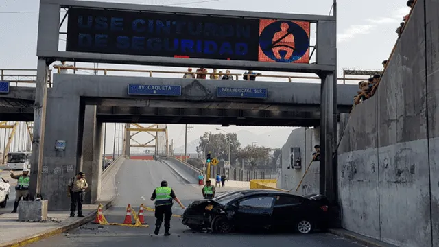 Accidente vehicular deja una persona muerta en la Av. Alfonso Ugarte
