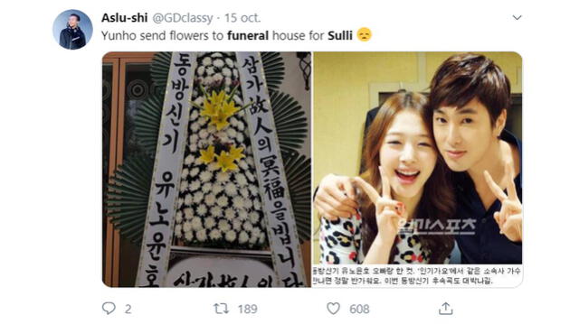 Disquera SM Entertainment conmueve con mensaje de despedida a Sulli 