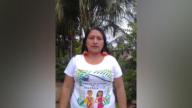Yanua Guillermina Yampis Taan de la comunidad nativa de Nazareth, Amazonas. Foto: Guillermina Yampis.