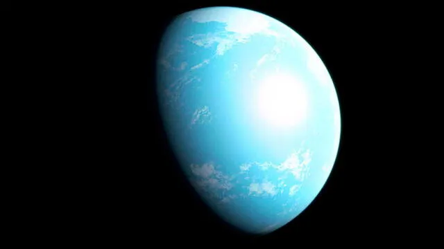 Ilustración del planeta GJ 357 d. NASA.