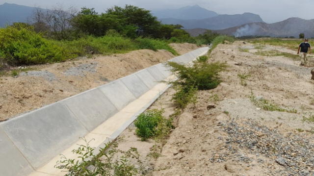 Con el canal Papayo se irrigarán más de 400 hectáreas de cultivo en Chóchope