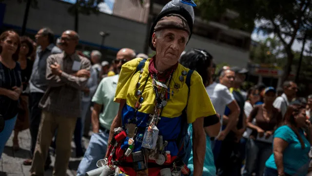 Con una marcha frente opositor venezolano pide a ONU no respaldar elecciones 