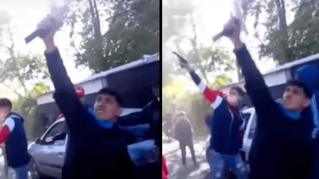 Jóvenes despiden a su amigo con disparos al aire durante funeral en Argentina [VIDEO]