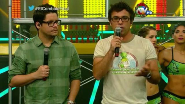 Gian Piero Díaz junto a Renzo Schuller condujo 'Combate' en ATV