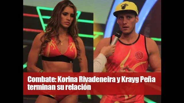 Krayg Peña y Korina Rivadeneira pusieron fin a su relación en el 2016.