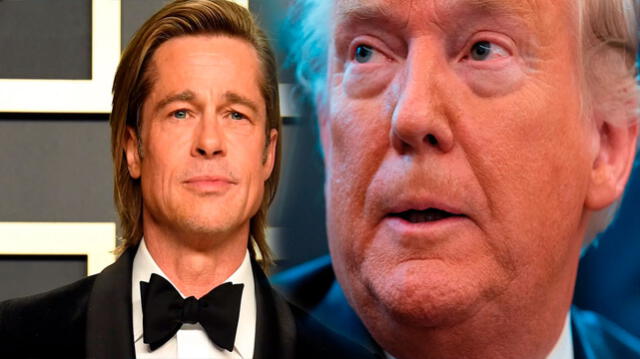 Todo empezó por una crítica de Brad Pitt al gobierno de Donald Trump.