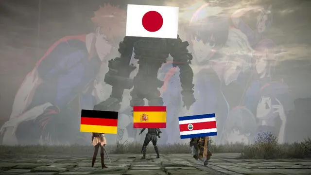 Memes del Japón vs. España. Foto: Twitter