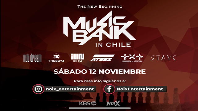Music Bank Chile 2022, kpop, line, TXT