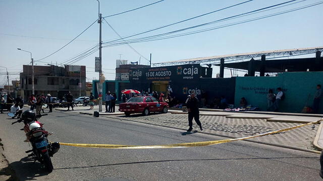 Arequipa: Comerciante es baleado para arrebatarle S/ 500