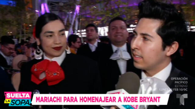 Mariachis organizaron emotiva serenata de despedida a Kobe Bryant