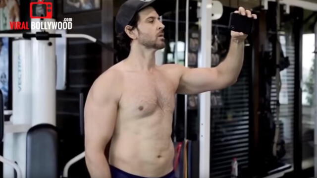 Increíble transformación de Hrithik Roshan para ser un galán de Bollywood