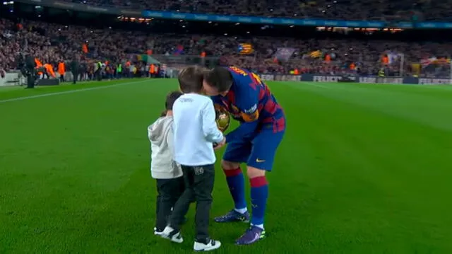 Lionel Messi sorprende con tierno gesto