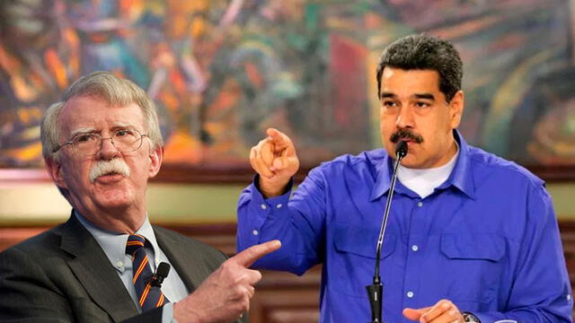 John Bolton dice que las conversaciones con el chavismo es para la salida de Maduro. Foto: composición
