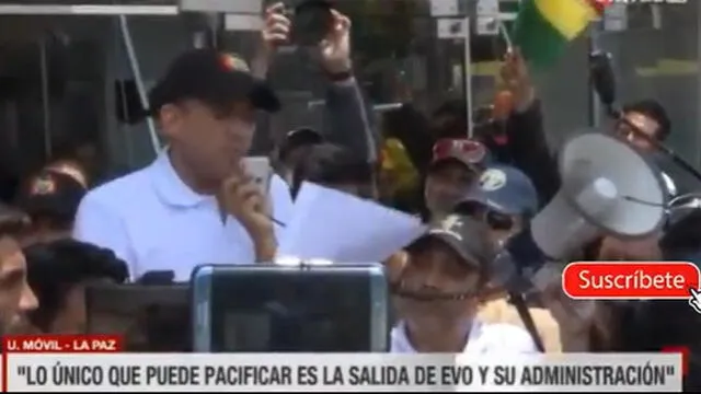 Luis Camacho se pronuncia sobre las nuevas elecciones en Bolivia.