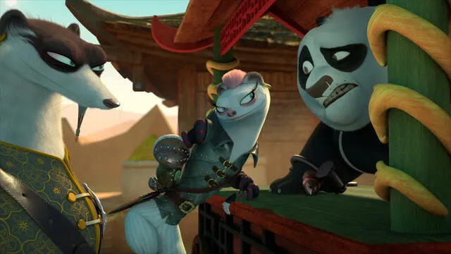 Jack Black, Kung Fu Panda: el Guerrero Dragón,, Netflix