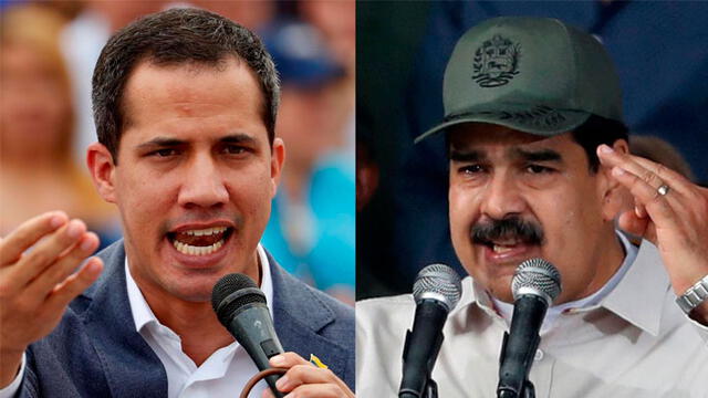 Juan Guaidó y Nicolás Maduro. Foto: difusión.