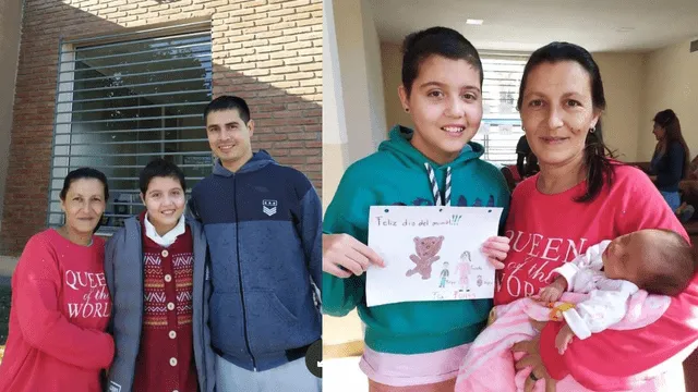 Una pareja se trasladó de la ciudad de Coronel Moldes a Córdoba junto con su hija mayor, para que la menor sea operada. (Foto: Clarín)