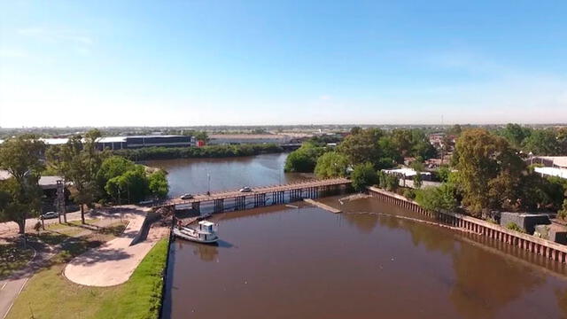 El Río Reconquista, donde se produjo el hallazgo del cuerpo hace dos semanas. Foto: Infobae