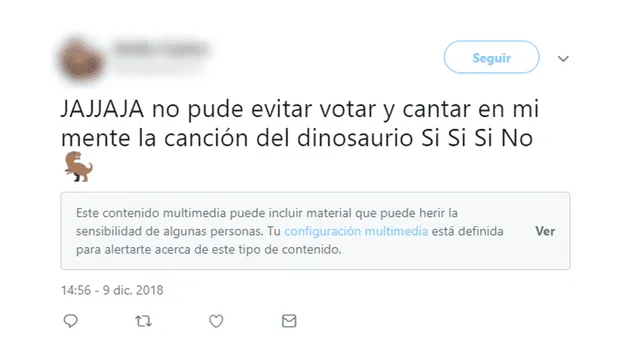 La influencia del dinosaurio del "SI SI SI NO" en los resultados del Referéndum 2018