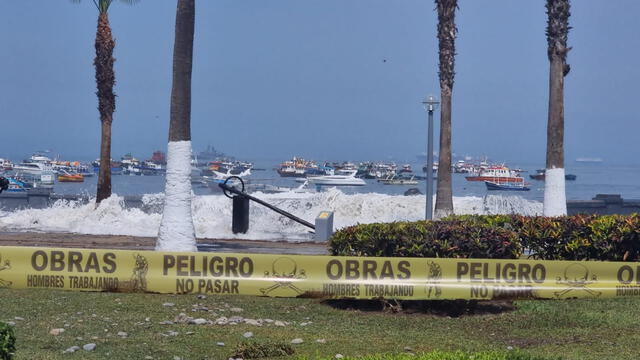 Oleajes anómalos hoy: playas y puertos del Callao fueron cerradas para evitar accidentes