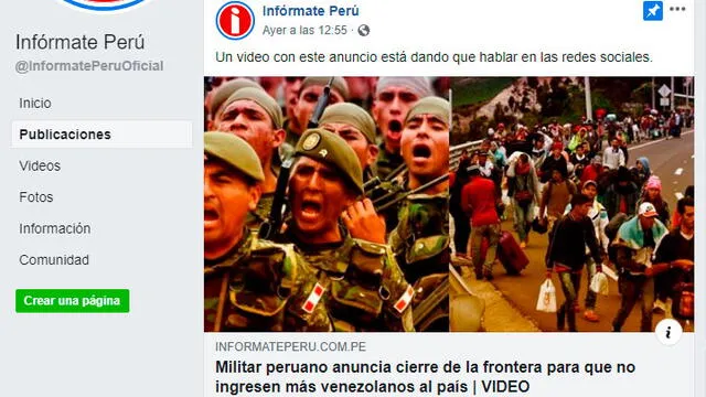 Portal peruano informó dentro de la nota que serían seguidores de Antauro Humala.