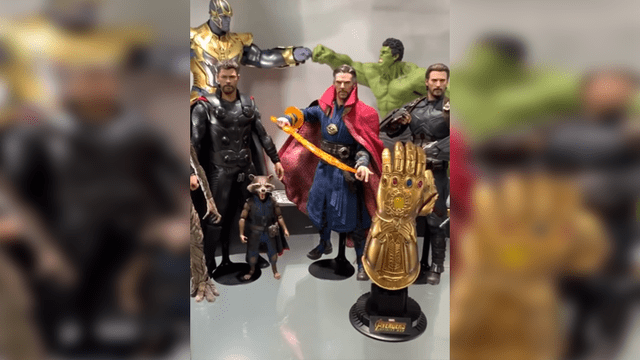 Facebook viral: fanático de Marvel muestra su enorme colección que ha sorprendido al mundo [VIDEO]