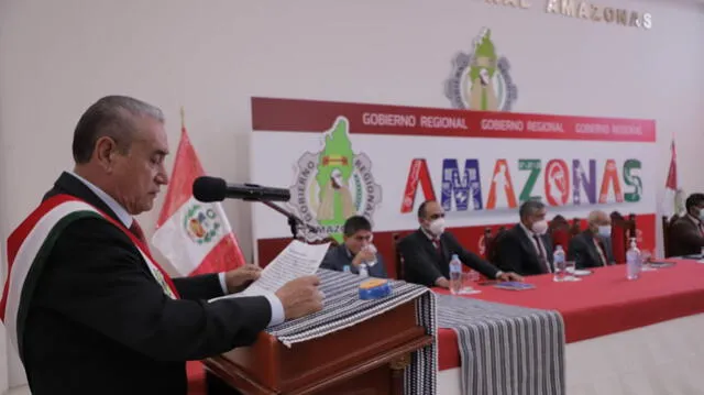 Gobernador regional de Amazonas, Oscar Altamirano