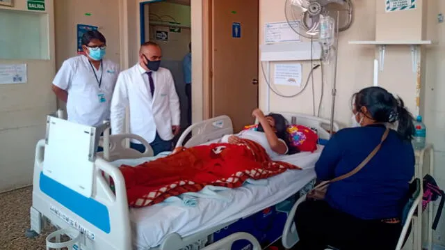 Pacientes hospitalizados en EsSalud Ferreñafe